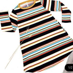 Amazing stripe tunic or dress.
